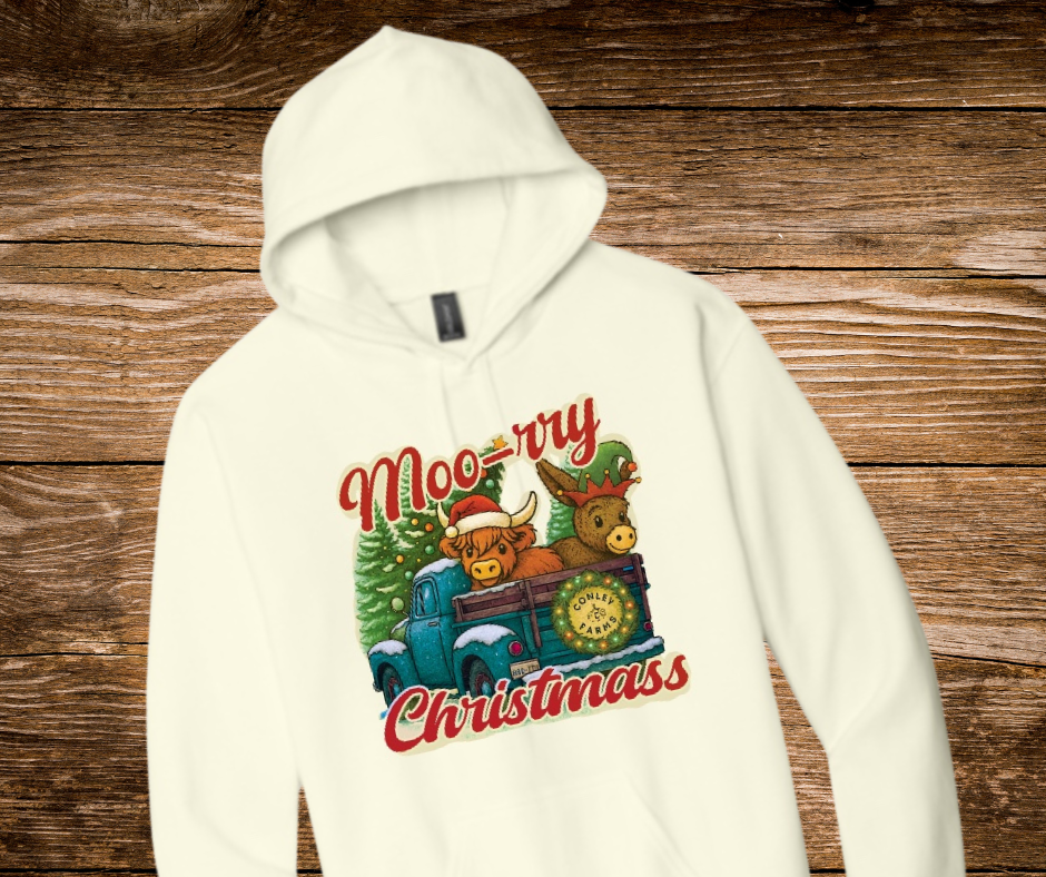 Moo-ry Christmass Hoodie